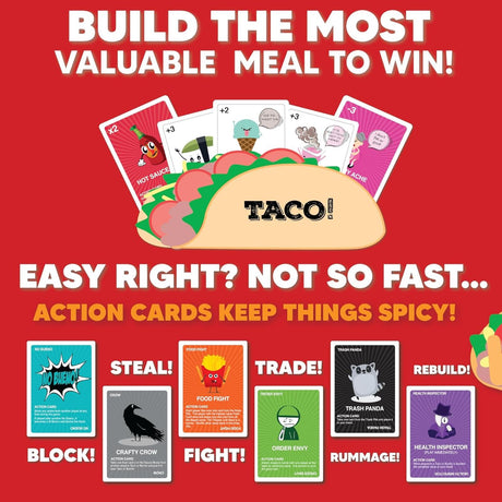 Taco vs Burrito The Card Game