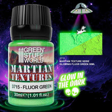 Load image into Gallery viewer, Textured Paint Martian Fluor Green 30ml