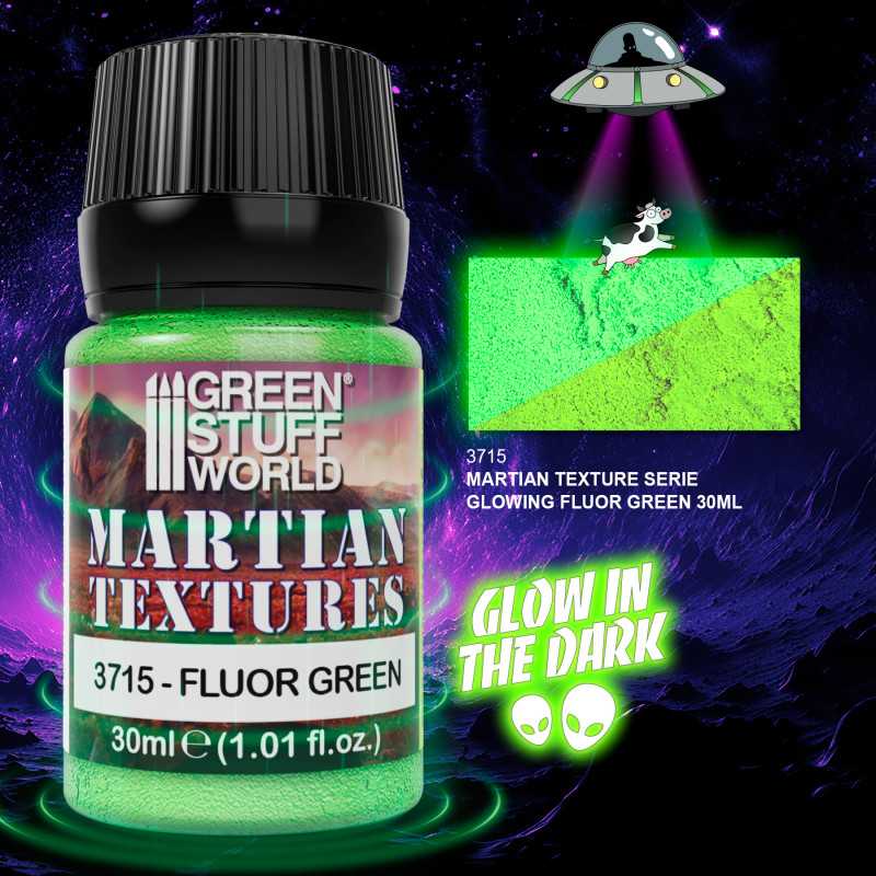 Textured Paint Martian Fluor Green 30ml