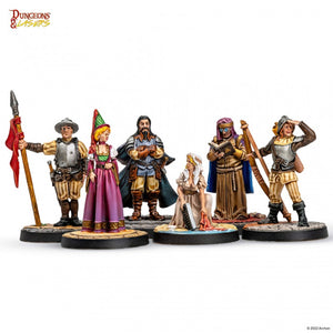 Dungeons & Lasers Miniatures Townsfolk Miniature Pack