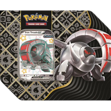 Pokemon TCG Scarlet & Violet Paldean Fates 5-Booster Tin Great Tusk/Iron Treads/Charizard