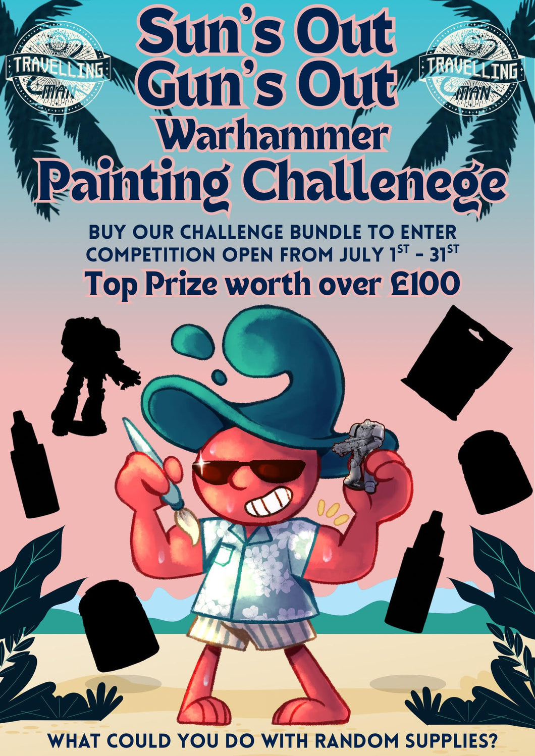 Sun's Out, Gun's Out Painting Challenge !