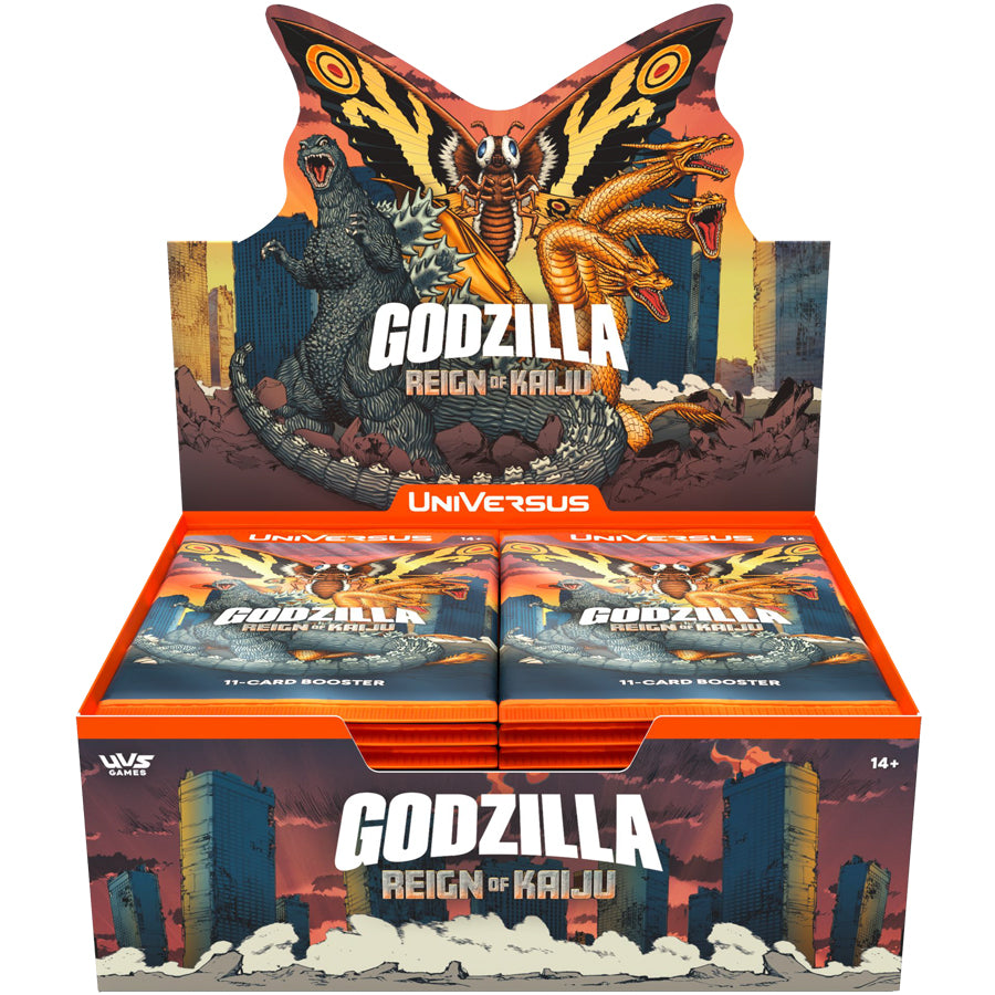 Universus Godzilla: Reign of Kaiju Booster Display