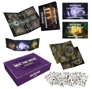 Into the Wilds Battlemap Book Volume 2: Box Set