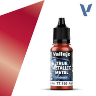 Vallejo True Metallic Metal Airbrush Ruby Red 18ml 77.166