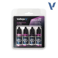 Vallejo True Metallic Metal Paint Set Amethyst Purple