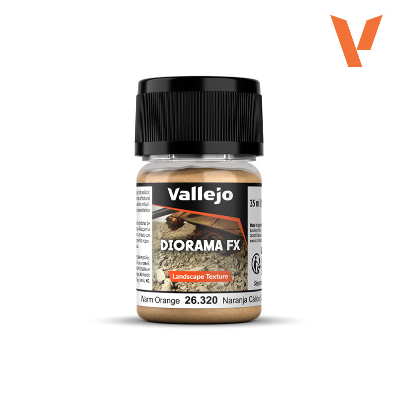 Vallejo Earth Landscape Textures Warm Orange 0.1-1 mm 26.320