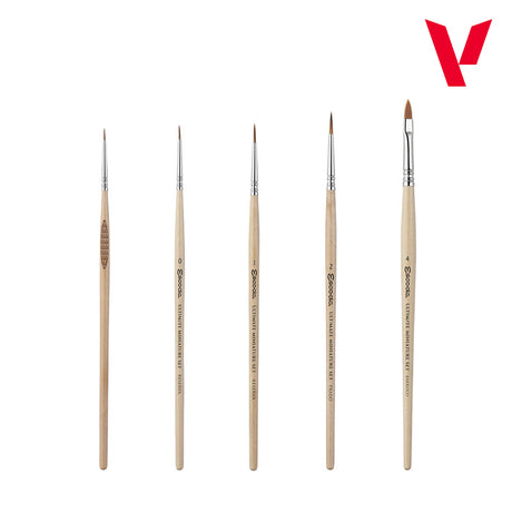 Vallejo Ultimate Miniature Set Paint & Brushes