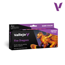 Load image into Gallery viewer, Vallejo Game Color Fantasy Series - Fire Dragons Set