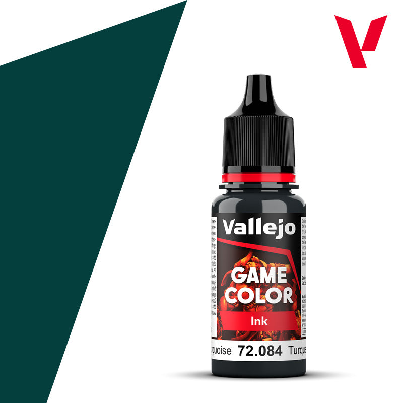 Vallejo Game Color Game Ink Dark Turquoise 72.084 (116)