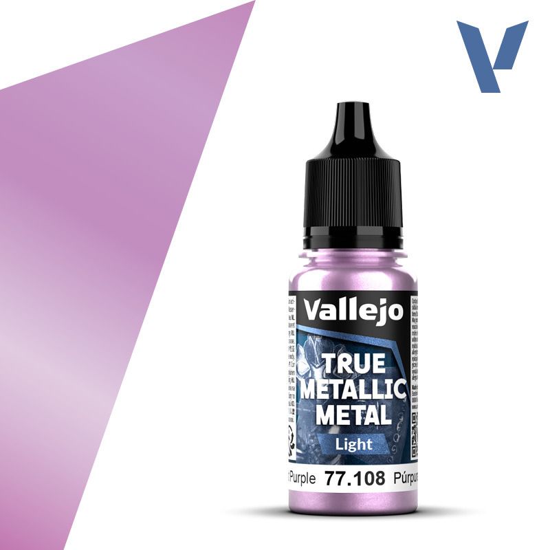 Vallejo True Metallic Metal Light Amethyst Purple 18ml 77.108