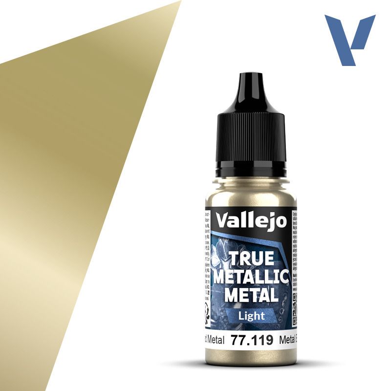 Vallejo True Metallic Metal Light Aged Metal 18ml 77.119