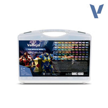 Load image into Gallery viewer, Vallejo True Metallic Metal Color Case Full Collection 80 Paints &amp; Carry Case