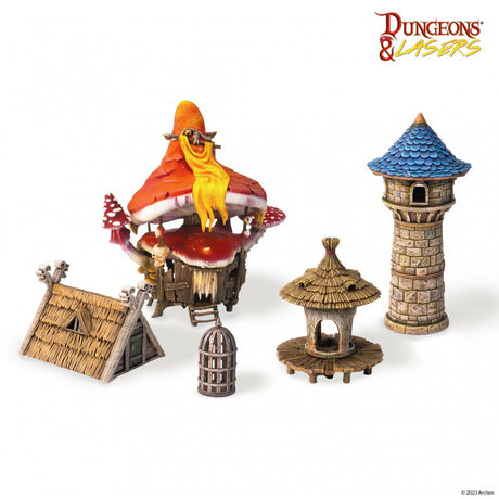 Dungeons & Lasers Miniatures Village Pack
