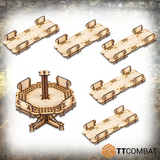 TTCombat Tabletop Scenics - Industrial Stilt Pods