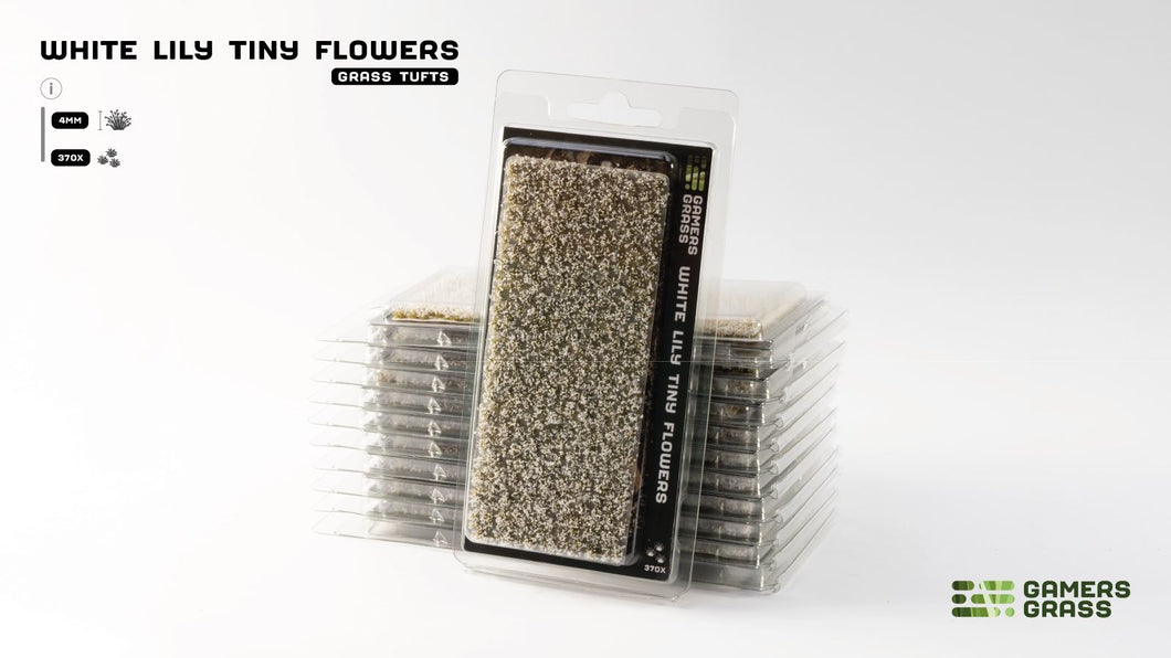 Gamers Grass White Lily Tiny Flowers