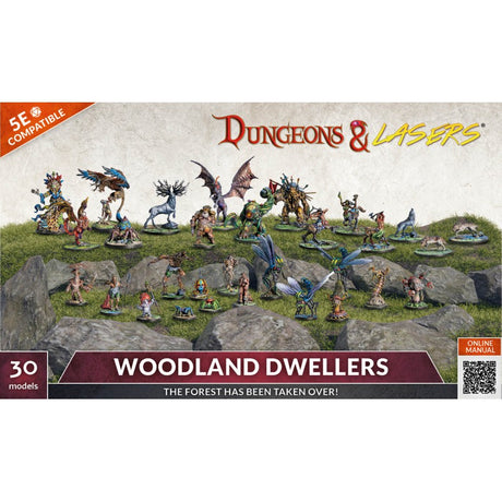 Dungeons & Lasers Miniatures Woodland Dwellers