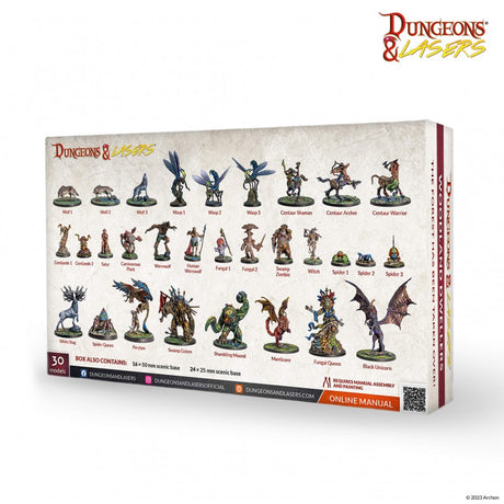 Dungeons & Lasers Miniatures Woodland Dwellers