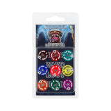 Epic Loot Box Trackers: 20mm Range 0-9 - Random Colours (9 pack)