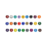Epic Loot Box Trackers: 20mm Range 0-9 - Random Colours Runic (9 pack)