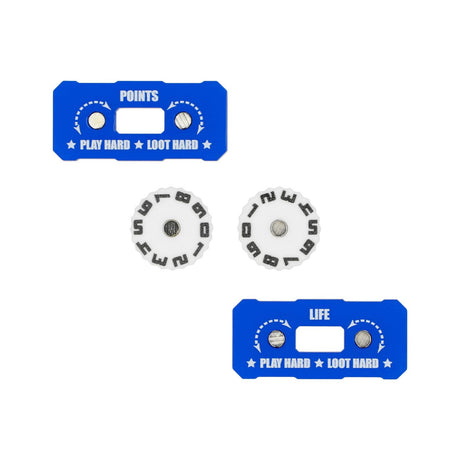Epic Loot Box Trackers: 20x41mm Range 0-99 - Random Colours (5 pack)