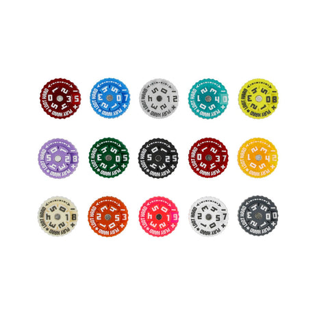 Epic Loot Box Trackers: 25mm Range 0-59 - Random Colours (5 pack)