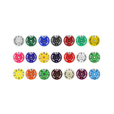 Epic Loot Box Trackers: 25mm Range 0-9 - Random Colours (7 pack)