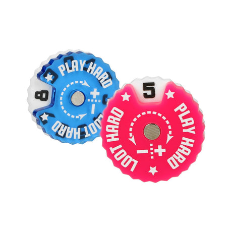 Epic Loot Box Trackers: 25mm Range 0-9 - Random Colours (7 pack)