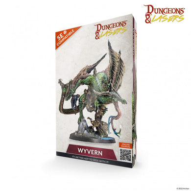 Dungeons & Lasers Miniatures Dragon Wyvern