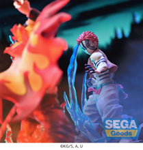 Load image into Gallery viewer, Demon Slayer Kimetsu no Yaiba: Akaza Xross Link Anime Statue