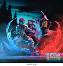 Load image into Gallery viewer, Demon Slayer Kimetsu no Yaiba: Akaza Xross Link Anime Statue