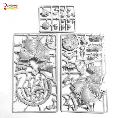 Dungeons & Lasers Miniatures Dragons Xenodragon