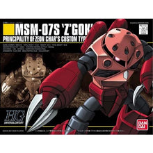 Load image into Gallery viewer, HGUC MSM-07S Z&#39;Gok Char&#39;s Custom Type 1/144 Model Kit