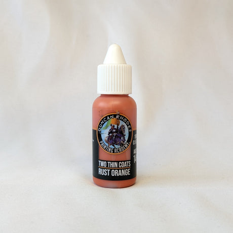 Two Thin Coats Rust Orange
