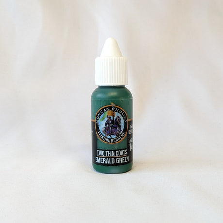 Two Thin Coats Emerald Green