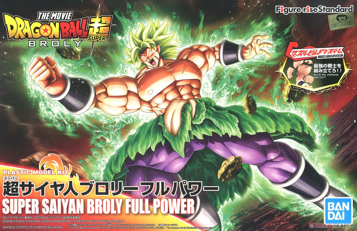 Dragon Ball Super Figure-Rise Standard Super Saiyan Broly Full Power Model Kit