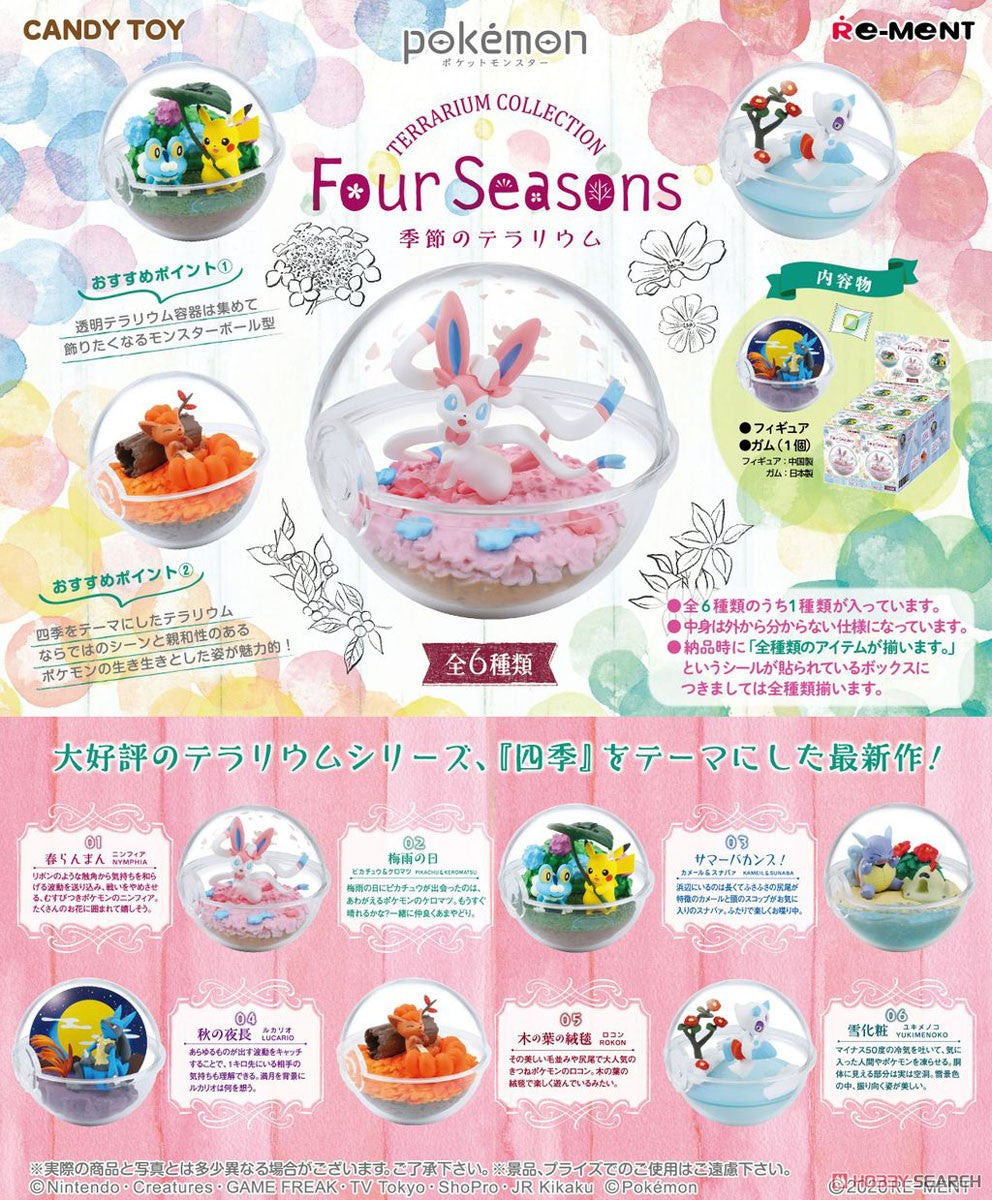Pokemon Re-ment Terrarium Collection Four Seasons