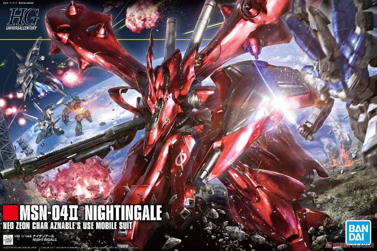 HGUC MSN-04II Nightingale 1/144 Model Kit – Travelling Man UK