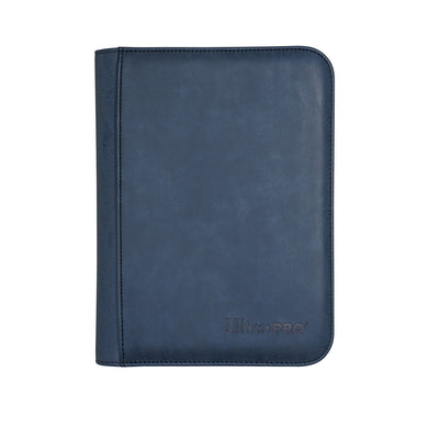 Ultra Pro Suede Collection Zippered 4-Pocket Premium PRO-Binder Sapphire