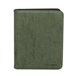 Ultra Pro Suede Collection Zippered 9-Pocket Premium PRO Binder Emerald