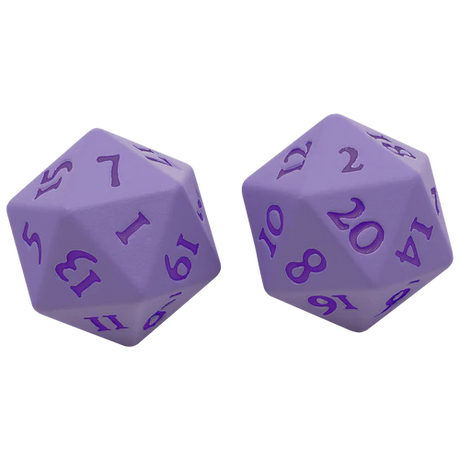Ultra Pro Vivid Heavy Metal Dice D20 Set of 2