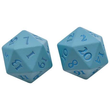 Ultra Pro Vivid Heavy Metal Dice D20 Set of 2