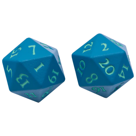 Ultra Pro Vivid Heavy Metal Dice D20 Set of 2