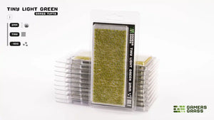 Gamers-Gras, winzige Büschel, hellgrün, 2 mm