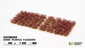 Gamers Gras dunkelviolette Blüten