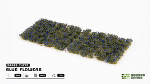 Gamers Grass Blue Flowers