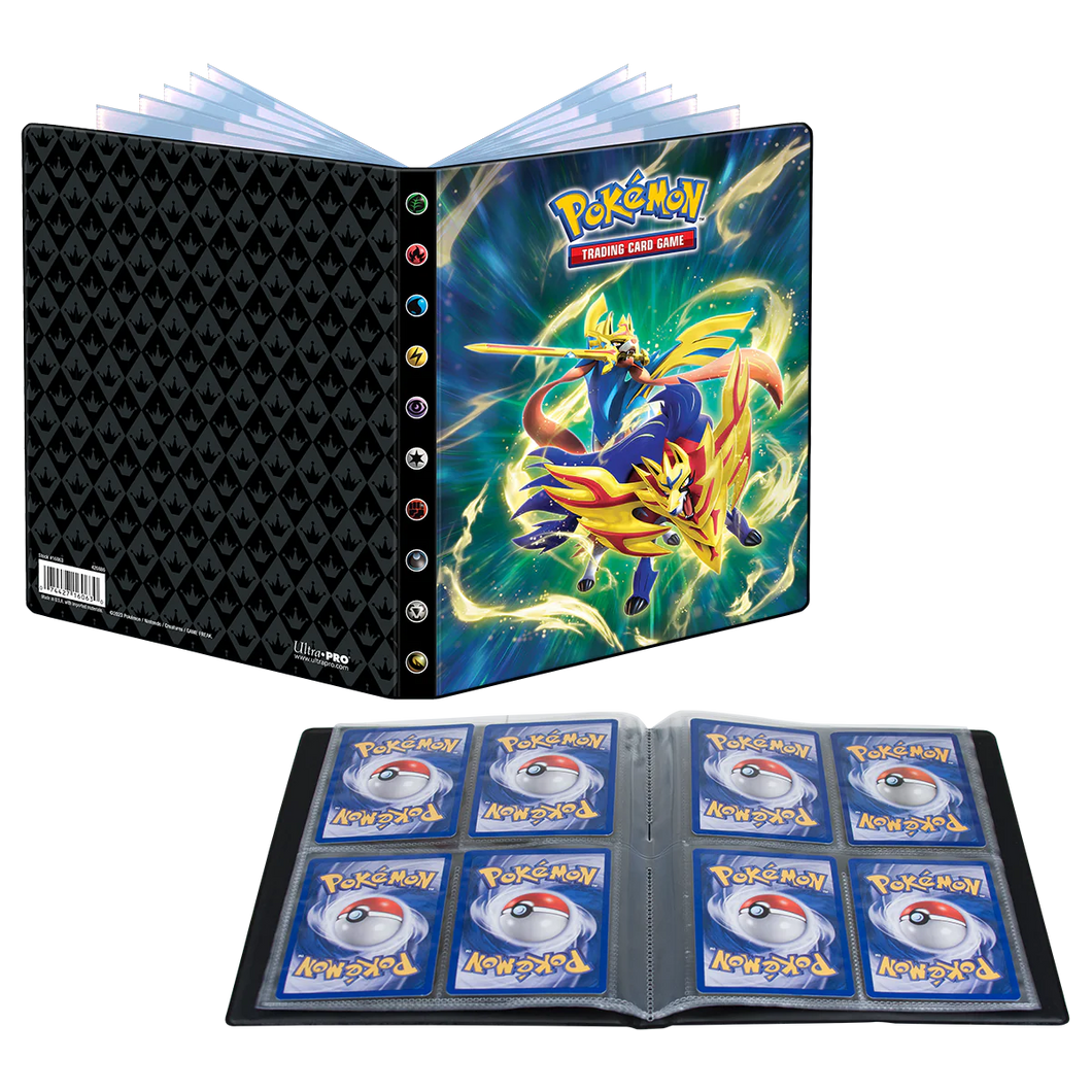 Pokemon Sword and Shield Crown Zenith 4-Pocket Portfolio