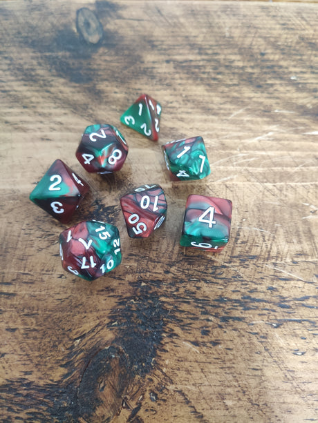 Double-Colour RPG 7 Dice Set