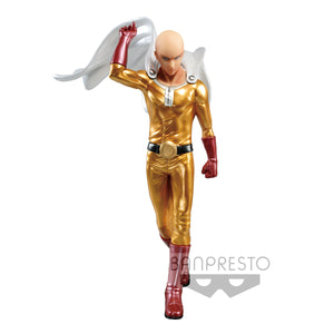 One Punch Man dxf figurine premium saitama couleur métallique banpresto