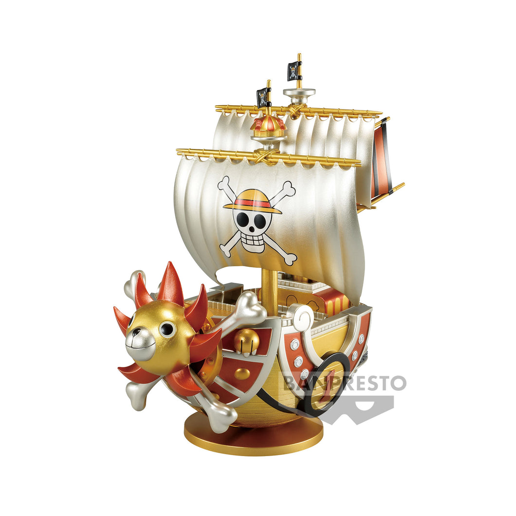 One Piece Mega World Collectable Figure Special Gold Color Thousand Sunny